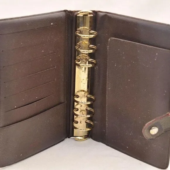 LOUIS VUITTON Damier Ebene Medium Ring Agenda MM - Picture 11 of 12